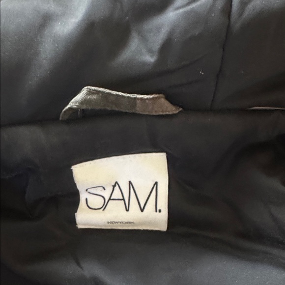 SAM. Black Quilted Jacket - Picture 3 of 4